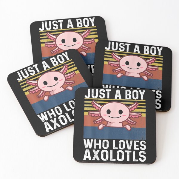 Item preview, Just A Boy Who Loves Axolotls Axolotl Lovers designed and sold by miann4.