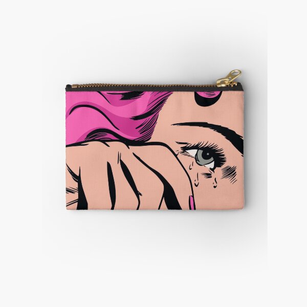 Item preview, Pink Hair crying girl comic girl designed and sold by aboniteblanc.