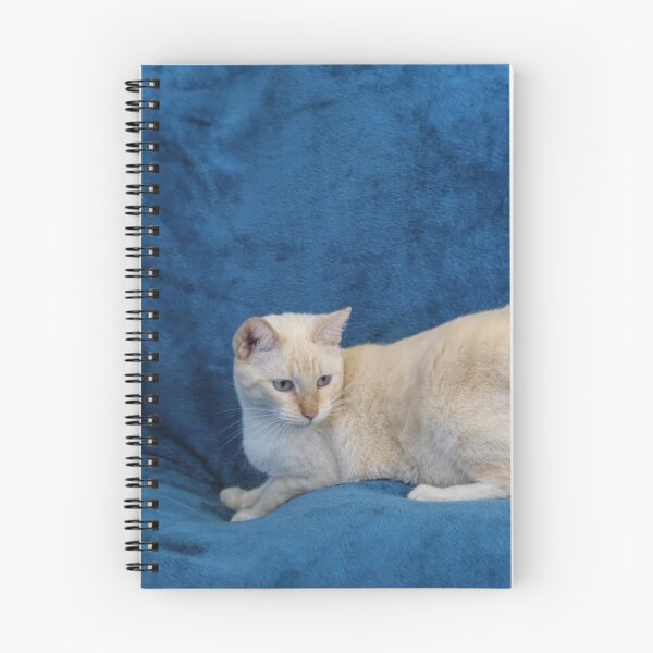 Item preview, Red Point Siamese Cat on Blue Blanket designed and sold by Elisabeth Lucas.