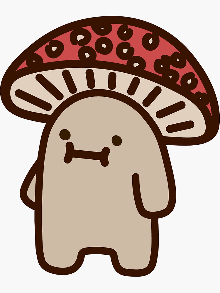 Thumbnail 3 of 3, Sticker, Shroom designed and sold by heroellis.