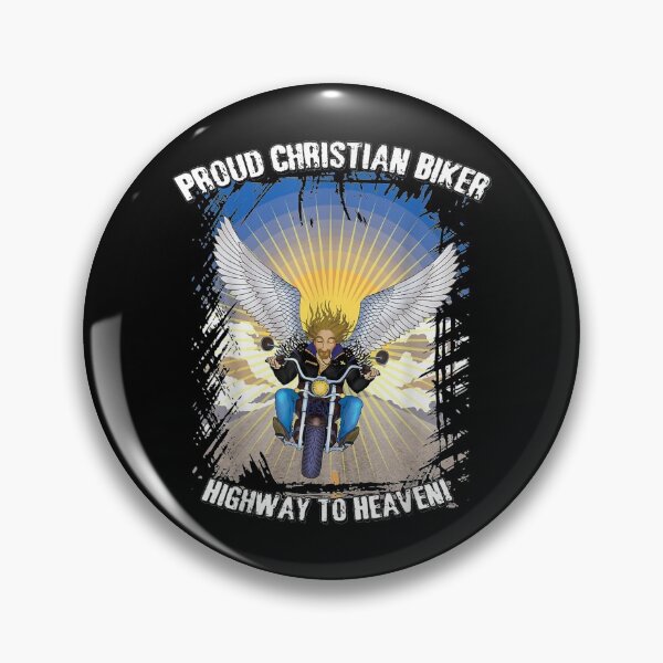 Artikelvorschau, Stolzer Highway Christlicher Biker Motorrad Jesus Design entworfen und verkauft von miann4.