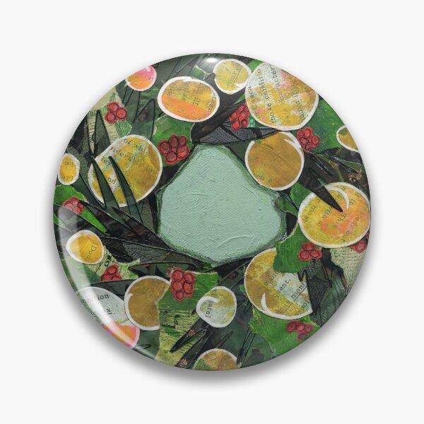 Holiday Wreath Pin