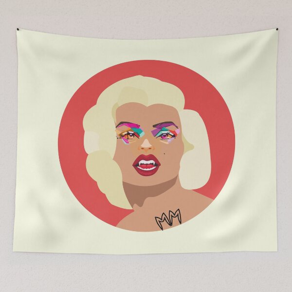 Item preview, Marilyn Monroe Halloween Vampire Queen designed and sold by BunnyPanda0120.