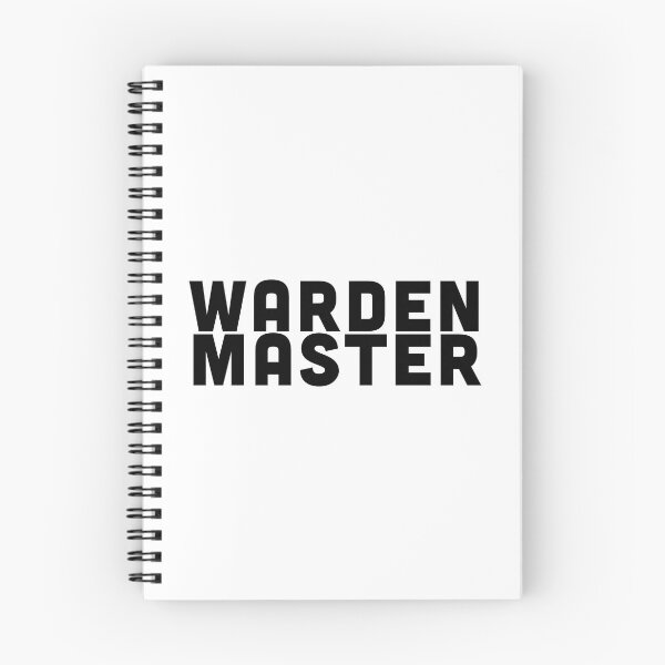 Item preview, Warden Master The Master Of Zen, Bamboozle, And Disaster Black Text designed and sold by Voyshop.