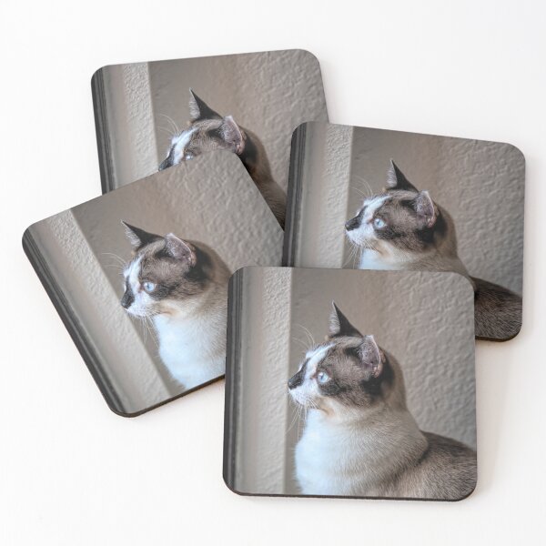 Item preview, Snowshoe Cat Looking out the Window designed and sold by Elisabeth Lucas.