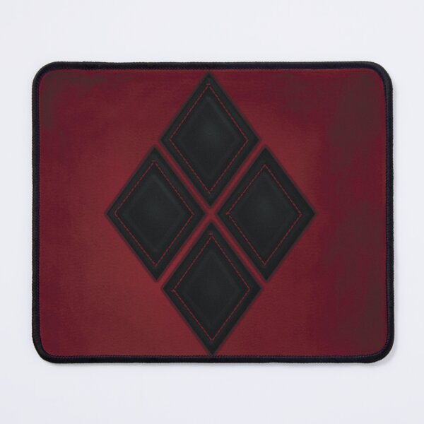 Item preview, Patchwork Red & Black Leather Effect Motley with Diamond Patches 4 designed and sold by hellthirteen.