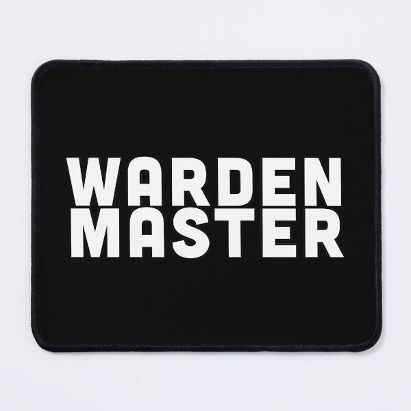 Item preview, Warden Master The Master Of Zen, Bamboozle, And Disaster White Text designed and sold by Voyshop.