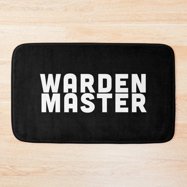 Item preview, Warden Master The Master Of Zen, Bamboozle, And Disaster White Text designed and sold by Voyshop.