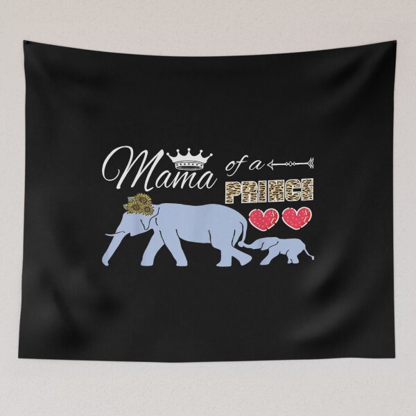 Item preview, Mother Of A Prince Elephant Mothers Day Leopard Sunflower designed and sold by miann4.