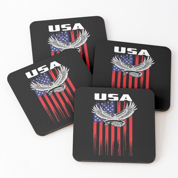 Item preview, USA American Flag with Eagle Patriotic gift design designed and sold by Sheepherder120.