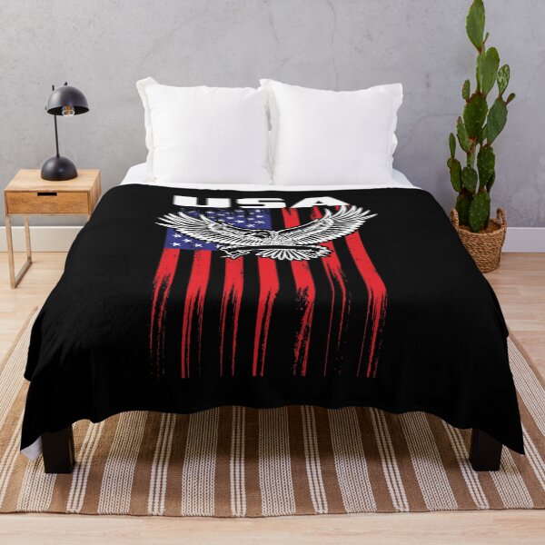 Item preview, USA American Flag with Eagle Patriotic gift design designed and sold by Sheepherder120.