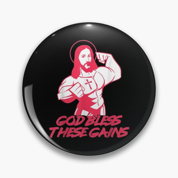 Item preview, Muscle Jesus Weight Lifting Workout Humor Gift designed and sold by miann4.