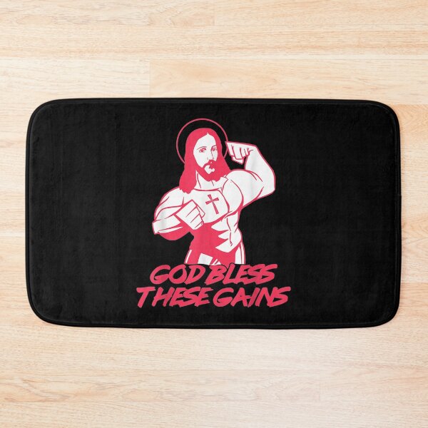 Item preview, Muscle Jesus Weight Lifting Workout Humor Gift designed and sold by miann4.