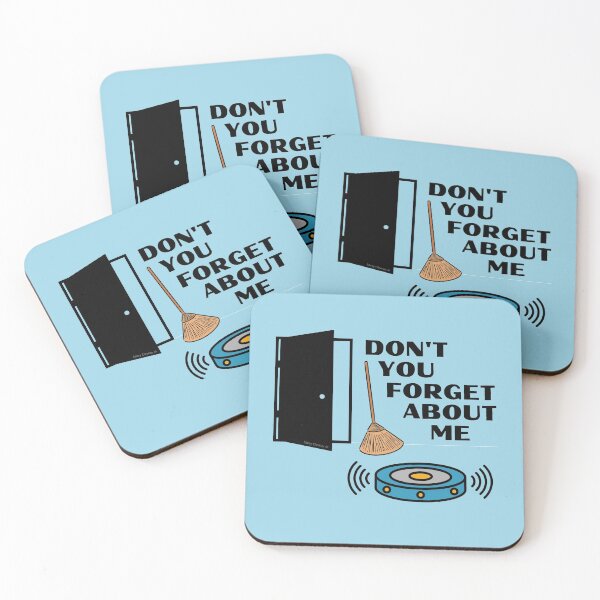 Item preview, Don't You Forget About Me Novelty Broom Robot Vacuum Fun designed and sold by SavvyCleaner.