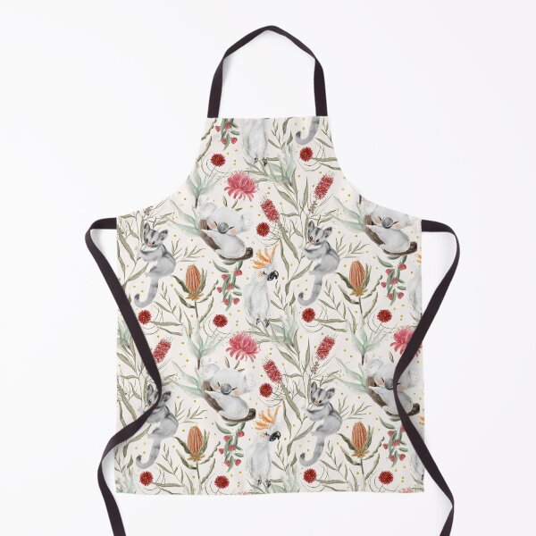 Item preview, Australian Floral Pattern with Koalas Possums Cockatoos designed and sold by Jaydee001.
