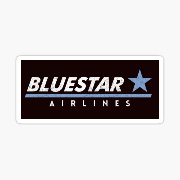 Item preview, Bluestar Airlines - Wall Street vintage logo designed and sold by Primotees.