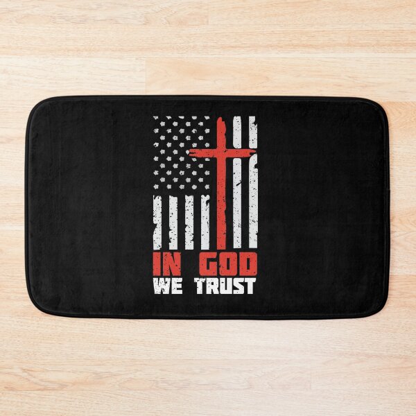 Item preview, In God We Trust American Flag with Cross gift design designed and sold by Sheepherder120.