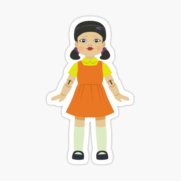 Poupée Robot Sticker