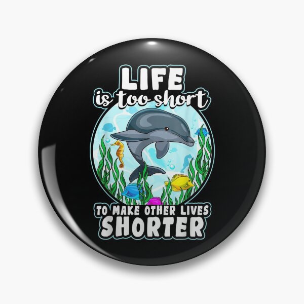 Item preview, Self Improve T Quote Dolphin Ocean Fish designed and sold by miann4.