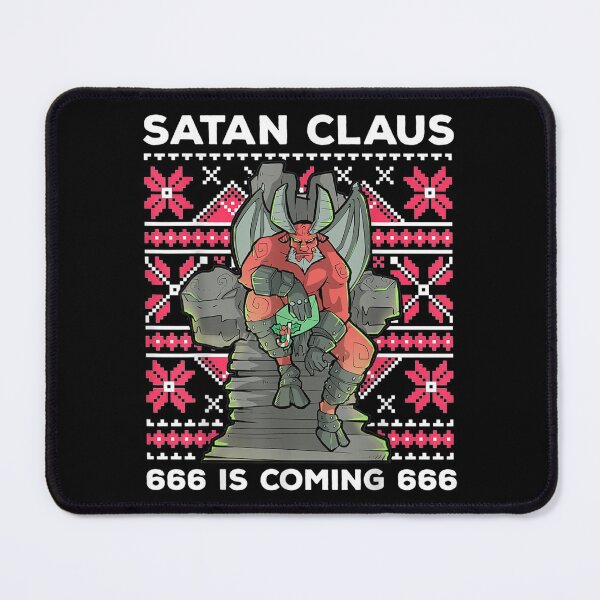 Item preview, Ugly Christmas Satan Satanic Santa Devil Gothic Occult Goth designed and sold by miann4.