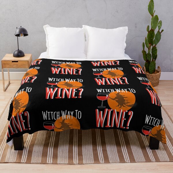 Item preview, Witch Way To The Wine Halloween Funny designed and sold by Life Is Beautiful.