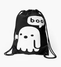 boo Drawstring Bag