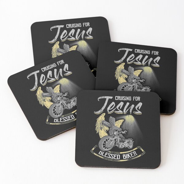 Item preview, Cruising Jesus Cross Christian Motorcycle Gift Biker designed and sold by miann4.