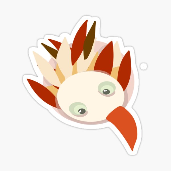 Funky bird Sticker