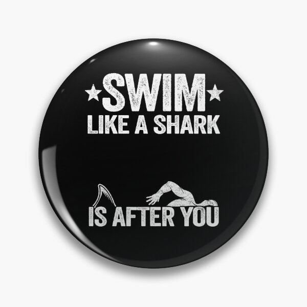 Artikelvorschau, Schwimmer Hai Spruch Hobby Schwimmen Geschenk entworfen und verkauft von Stronzi.