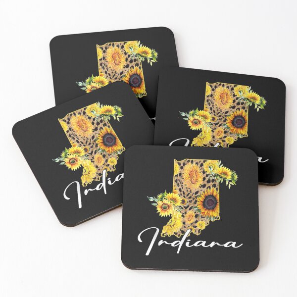 Item preview, Sunflower Leopard State Map designed and sold by miann4.