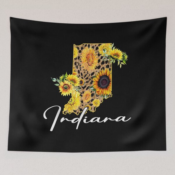 Item preview, Sunflower Leopard State Map designed and sold by miann4.
