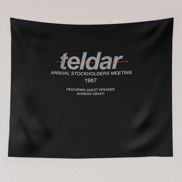 Item preview, Teldar Paper - Annual stockholders meeting - Wall Street designed and sold by Primotees.