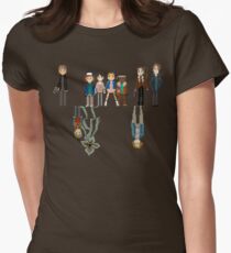 Camiseta entallada para mujer EXTRAÑO 8 BIT