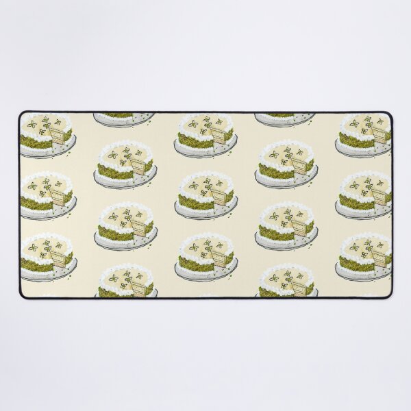 Pistachio Cake Desk Mat