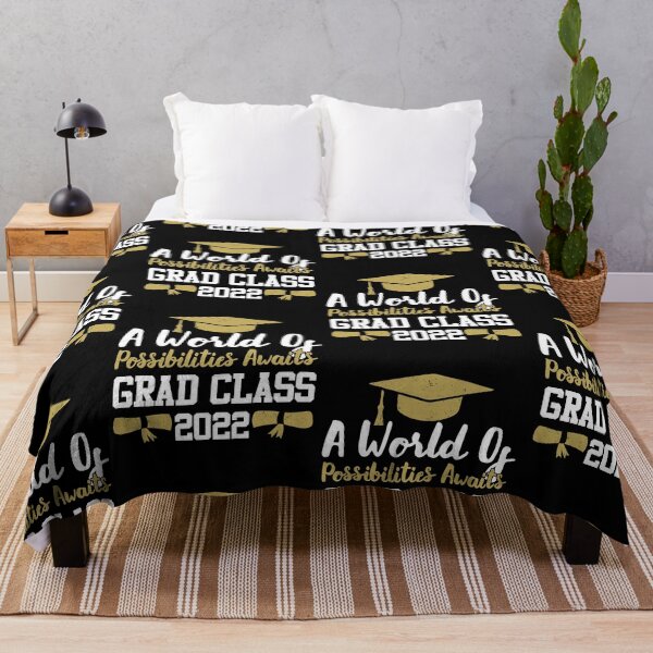 Item preview, A World Of Possibilities Awaits Grad Class 2022 | Seniors Graduation designed and sold by GravitiTees.
