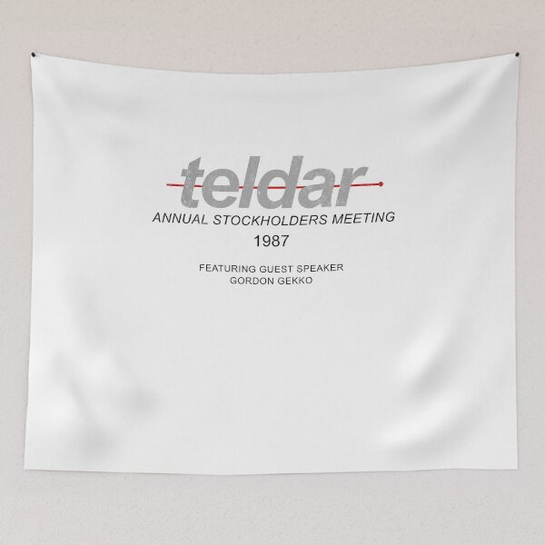 Item preview, Teldar Paper - Annual stockholders meeting - Wall Street designed and sold by Primotees.