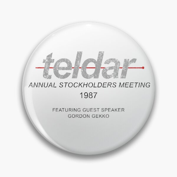 Item preview, Teldar Paper - Annual stockholders meeting - Wall Street designed and sold by Primotees.
