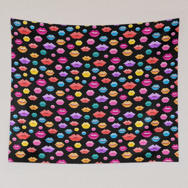 Item preview, Wonderful vector pattern of lips designed and sold by Tanor.