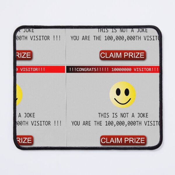 Item preview, YOU'RE THE 100,000,000TH VISITOR! designed and sold by Bobby V. Klein.