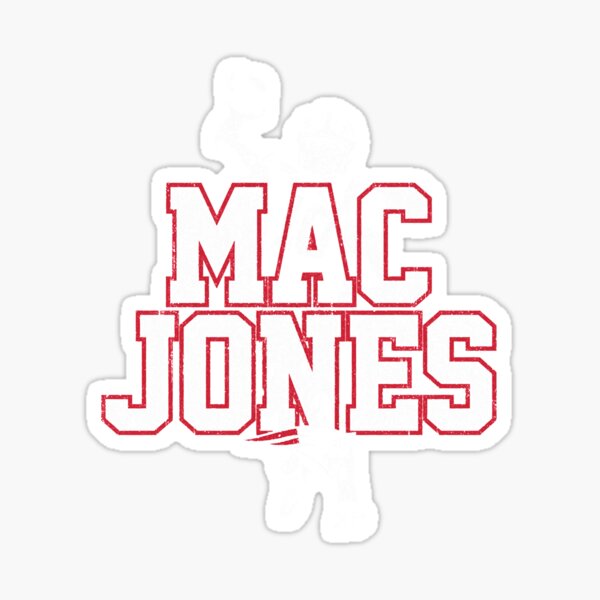 MAC JONES FUNNY  Sticker for Sale by salamanka7