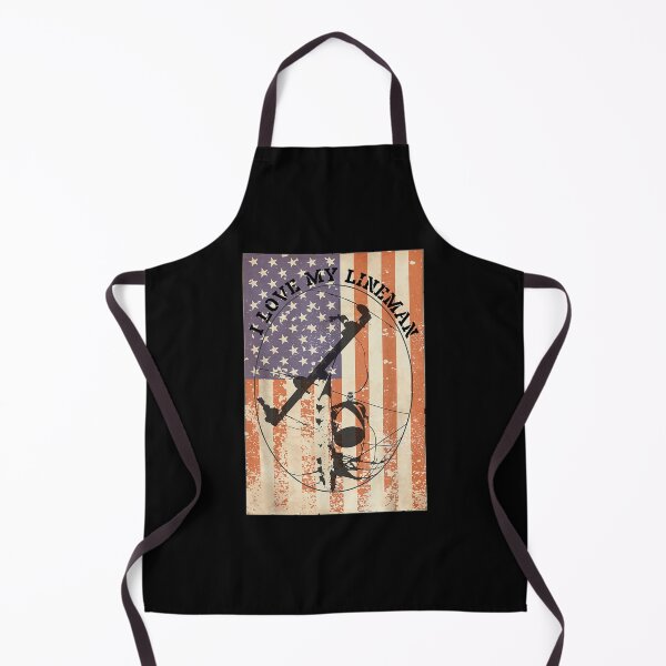 Item preview, I Love My Lineman American Flag Linesman Wife designed and sold by maudean.