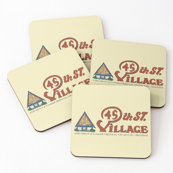 Item preview, 45th Street Village, Ocean City, MD designed and sold by TeeArcade84.