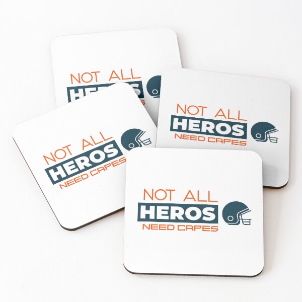 Item preview, Not All Heros Need Capes - Football designed and sold by GlitterState.