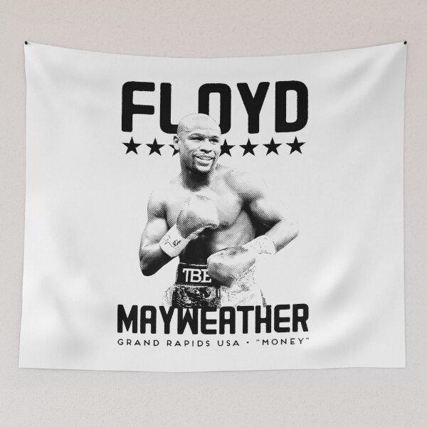 Artikelvorschau, Floyd "Money" Mayweather Vintage-Boxplakat entworfen und verkauft von gerardgraphics.