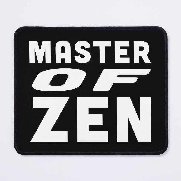 Item preview, Master of Zen Finding Inner Peace - White Text designed and sold by Voyshop.
