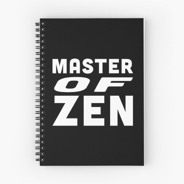 Item preview, Master of Zen Finding Inner Peace - White Text designed and sold by Voyshop.