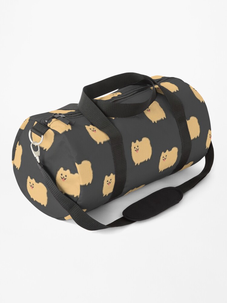 Black Pomeranian Duffle Bag for Sale by Jenn Inashvili