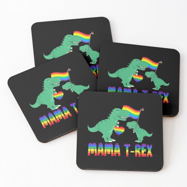 Item preview, Mama T Rex Dinosaur Lgbt Rainbow Pride Gay Lesbian designed and sold by maudean.