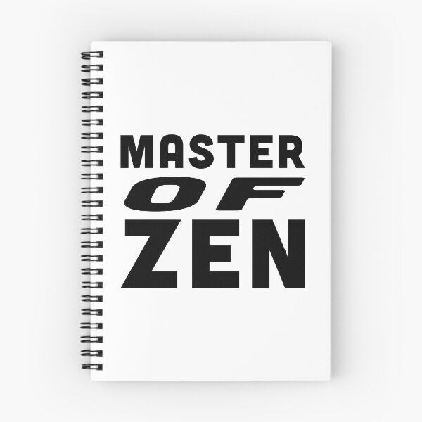 Item preview, Master of Zen Finding Inner Peace - Black Text designed and sold by Voyshop.