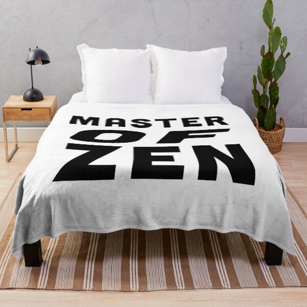 Item preview, Master of Zen Finding Inner Peace - Black Text designed and sold by Voyshop.